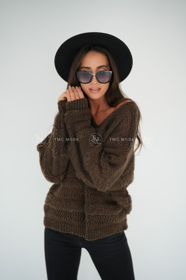 SWETER AIRY CHOCO 2