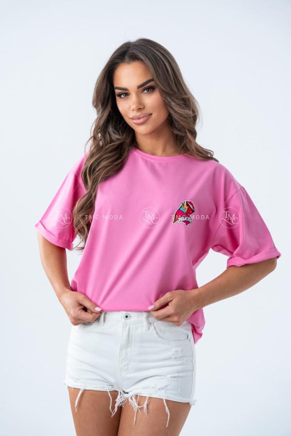 T-SHIRT DELICIOUS RÓŻOWY