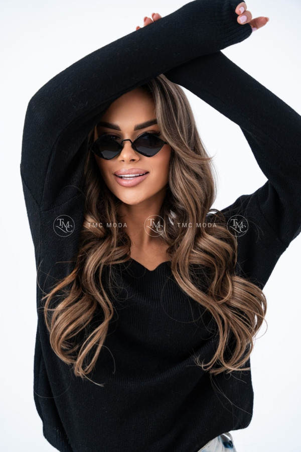 SWETER SOFT CZARNY 1